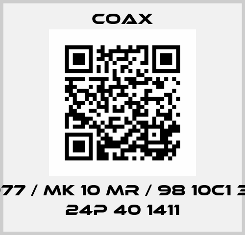 502977 / MK 10 MR / 98 10C1 3/4DC 24P 40 1411 Coax