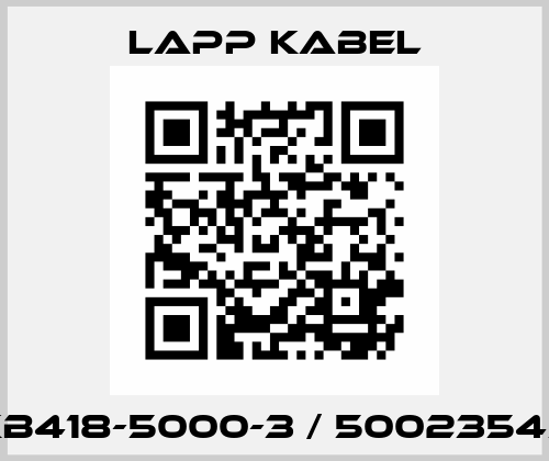KB418-5000-3 / 50023545 Lapp Kabel