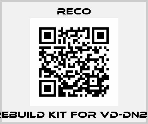 Rebuild kit for VD-DN25 Reco