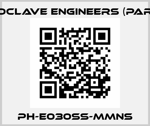 PH-E030SS-MMNS Autoclave Engineers (Parker)