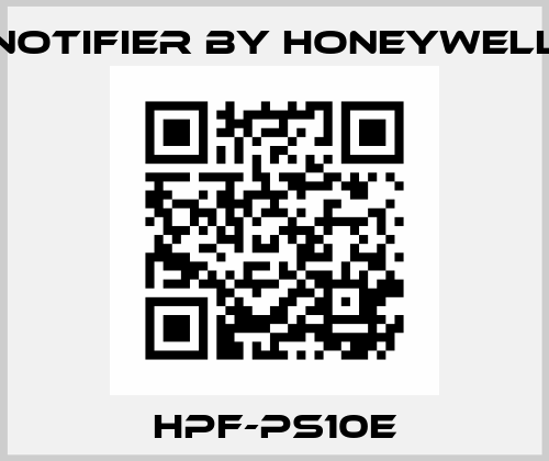 HPF-PS10E Notifier by Honeywell