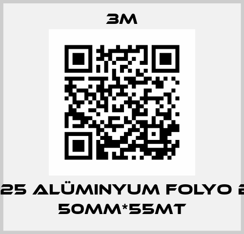 3M 425 Alüminyum Folyo Bant 50mm*55mt 3M