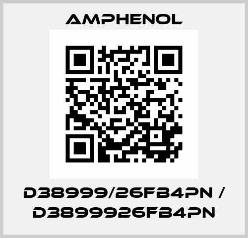 D38999/26FB4PN / D3899926FB4PN Amphenol