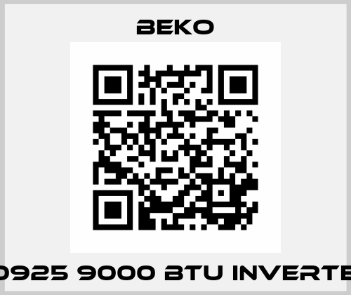 30925 9000 BTU Inverter Beko
