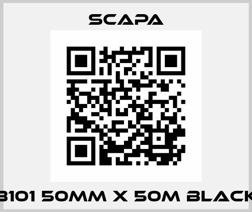 3101 50mm x 50m black Scapa