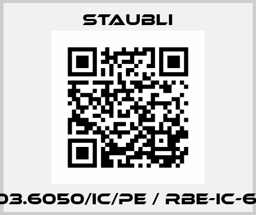 RBE03.6050/IC/PE / RBE-IC-6XXX Staubli