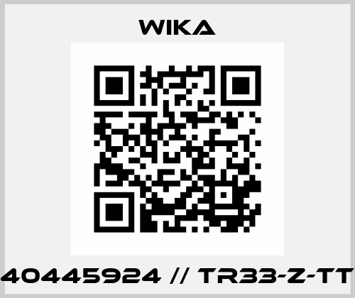40445924 // TR33-Z-TT Wika