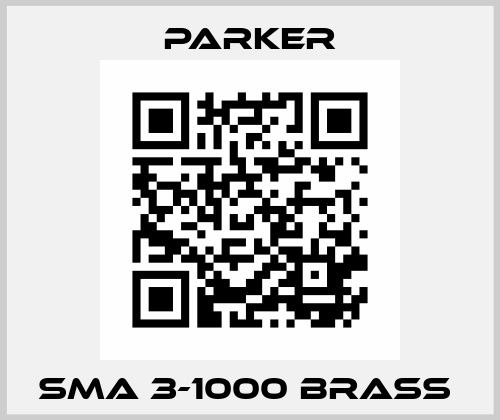 SMA 3-1000 Brass  Parker