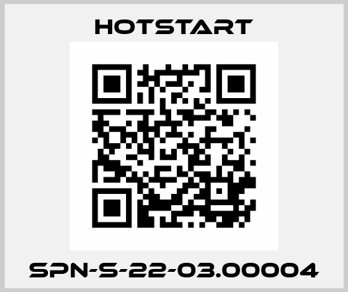 SPN-S-22-03.00004 Hotstart