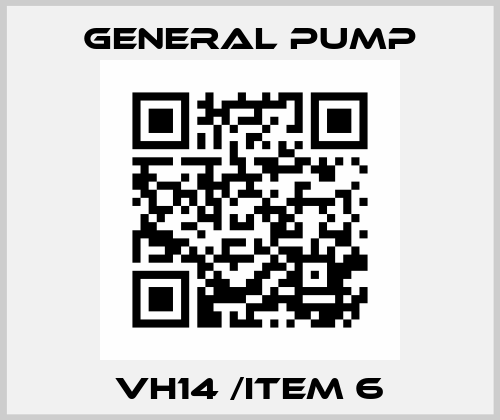 VH14 /item 6 General Pump