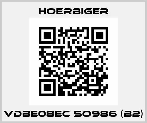 VDBE08EC SO986 (B2) Hoerbiger