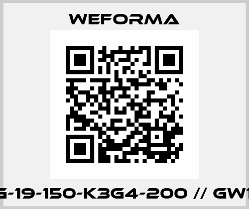 WM-G-19-150-K3G4-200 // GW19150 Weforma