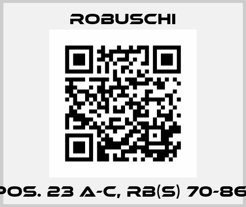 Pos. 23 A-C, RB(S) 70-86  Robuschi