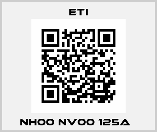 NH00 NV00 125A　 Eti