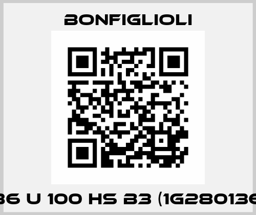 W 86 U 100 HS B3 (1G28013601) Bonfiglioli