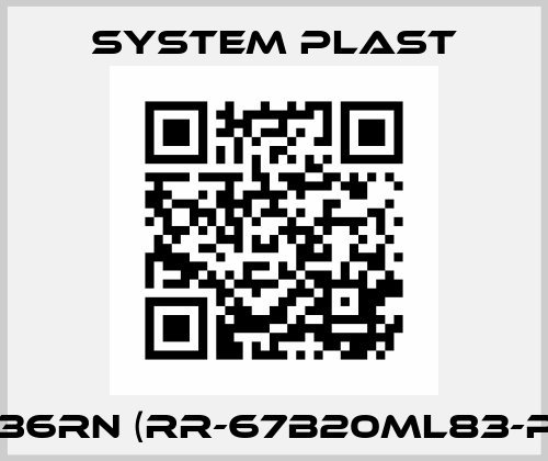 12836RN (RR-67B20ML83-PEG) System Plast
