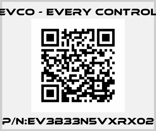 P/N:EV3B33N5VXRX02 EVCO - Every Control