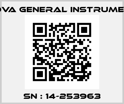 SN : 14-253963 Nuova General Instruments