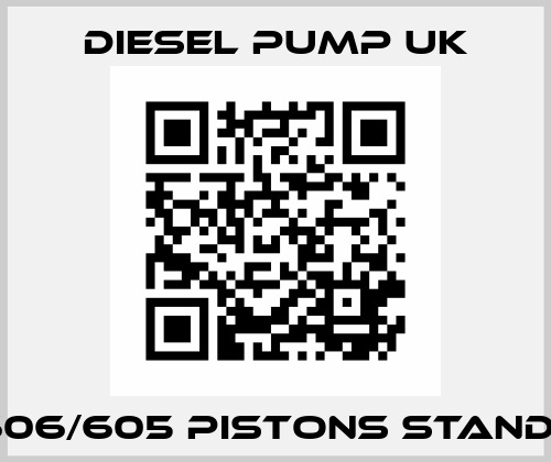 OM606/605 Pistons standart diesel pump uk