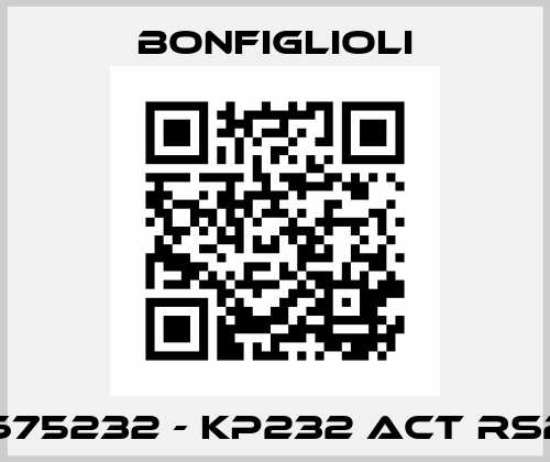 B9675232 - KP232 ACT RS232 Bonfiglioli