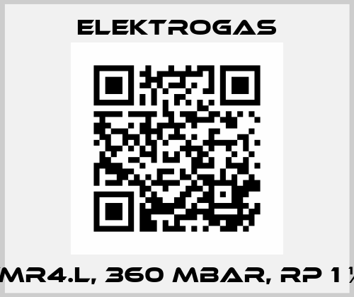 VMR4.L, 360 mbar, Rp 1 ½“ Elektrogas
