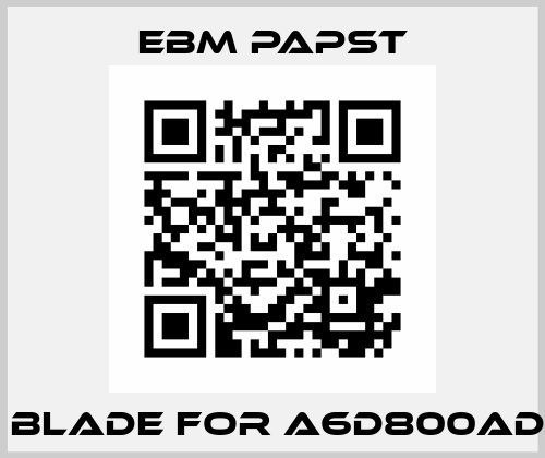 Fan blade for A6D800AD0101 EBM Papst