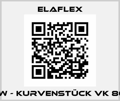 TW - Kurvenstück VK 80  Elaflex