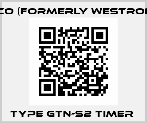 TYPE GTN-S2 TIMER  Luxco (formerly Westronics)