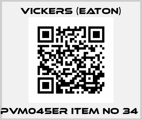 PVM045ER ITEM NO 34  Vickers (Eaton)