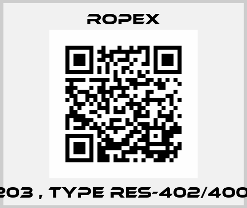 740203 , type RES-402/400VAC Roetpuex