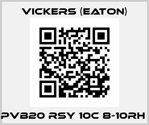 PVB20 RSY 10C 8-10RH  Vickers (Eaton)