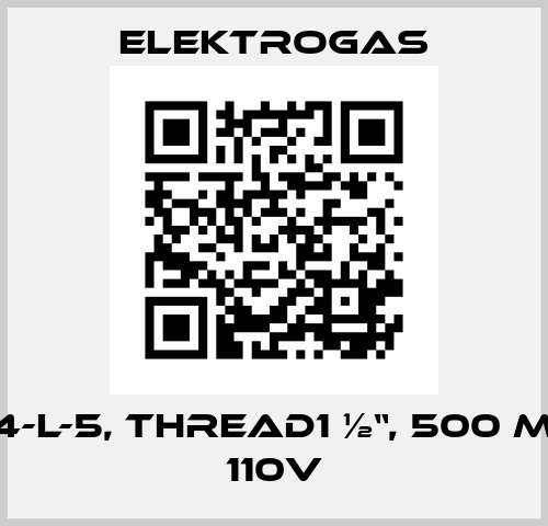 VMR4-L-5, Thread1 ½“, 500 mbar, 110V Elektrogas