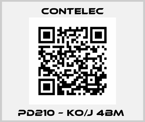 PD210 – KO/J 4BM  Contelec