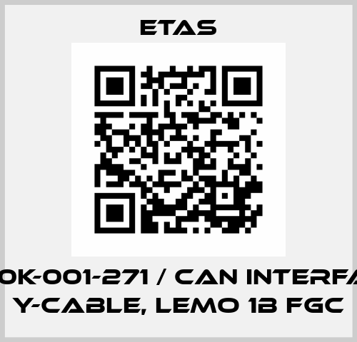 F-00K-001-271 / CAN Interface Y-Cable, Lemo 1B FGC Etas