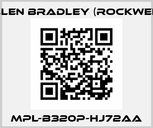 MPL-B320P-HJ72AA Allen Bradley (Rockwell)