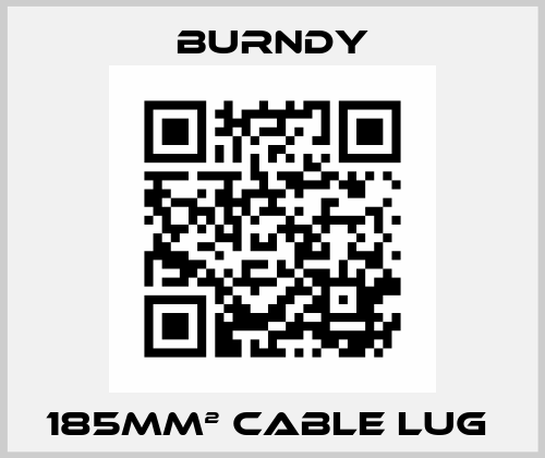 185mm² cable lug  Burndy