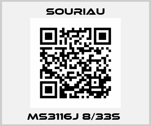 MS3116J 8/33S  Souriau