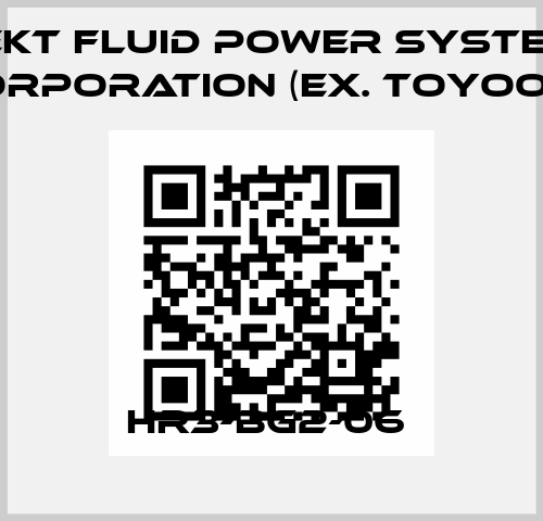 HR3-BG2-06  JTEKT FLUID POWER SYSTEMS CORPORATION (ex. Toyooki)