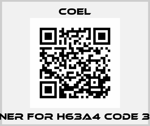 Runner for H63A4 code 3441   Coel
