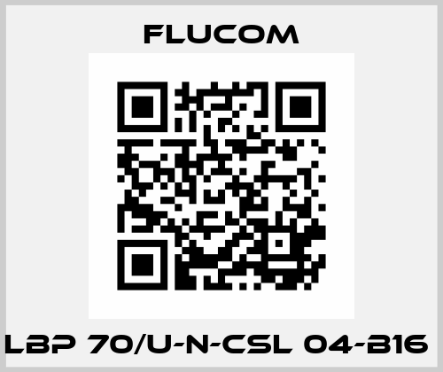 LBP 70/U-N-CSL 04-B16  Flucom
