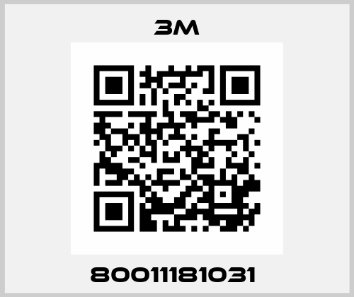 80011181031  3M