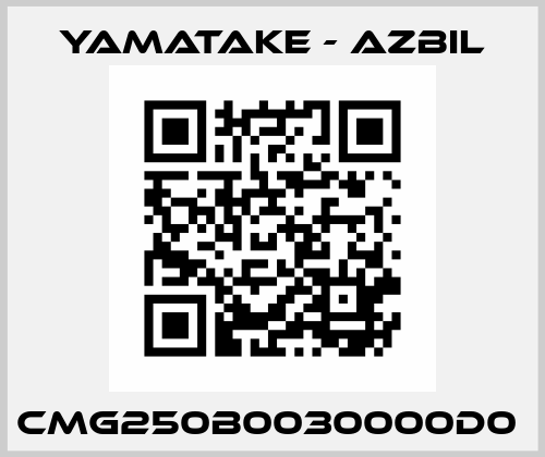 CMG250B0030000D0  Yamatake - Azbil