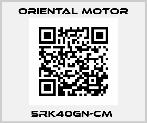 5RK40GN-CM  Oriental Motor