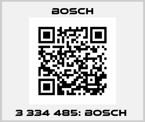 3 334 485: BOSCH  Bosch