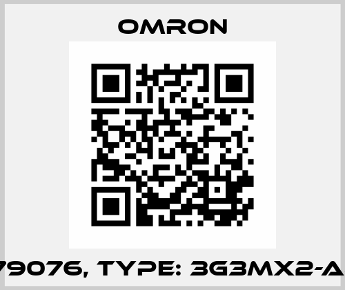 P/N: 379076, Type: 3G3MX2-A4015-E Omron