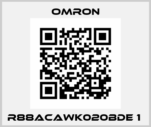 R88ACAWK020BDE 1  Omron