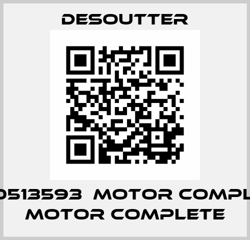 2050513593  MOTOR COMPLETE  MOTOR COMPLETE Desoutter