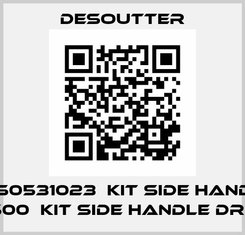 2050531023  KIT SIDE HANDLE DR500  KIT SIDE HANDLE DR500 Desoutter