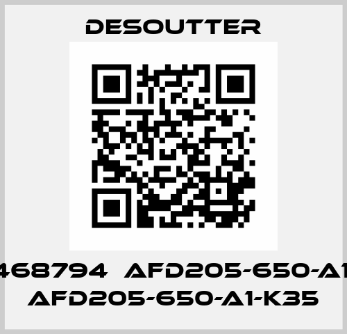 2051468794  AFD205-650-A1-K35  AFD205-650-A1-K35 Desoutter