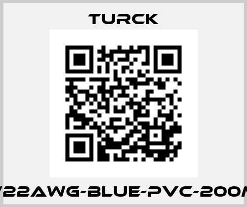 4/22AWG-BLUE-PVC-200M  Turck